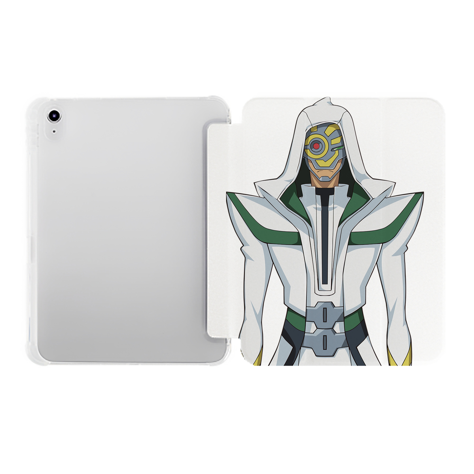 （画像用） 遊☆戯☆王 Yu-Gi-Oh! IPad ケース ペン収納付き 三つ折りスタンド PUレザー×シリコン 対応機種9.5/10.5/10.9インチ